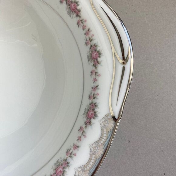 Vintage Noritake China 5770 Glenwood French Country Round Vegetable Serving Bowl - Picture 2 of 6